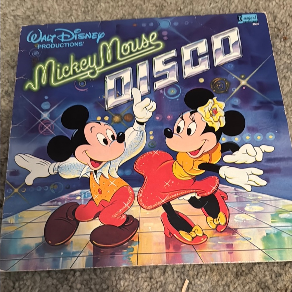 Mickey Mouse Disco Vinyl Record